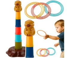 Lean Toys Įgūdžių žaidimas vaikams „Kapibarų lankai“ 5 lygiai