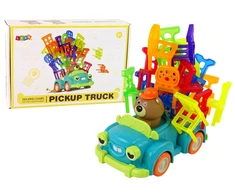 Lean Toys Žaidimas krentančios kedės ir judantis automobilis