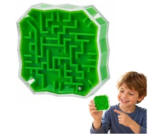 Lean Toys Loginis žaidimas “Labirintas su kamuoliuku” Žalias