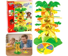 Lean Toys Šeimos žaidimas Falling Monkeys