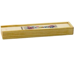 Lean Toys Stalo žaidimas Mikado 41 vnt. medinių pagaliukų