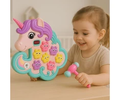 Lean Toys Interaktyvus žaidimas su plaktuku Vienaragis