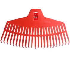 Grabie Plastikinis grėblys, plotis 420 mm, 23 dantys (be rėmo - be rankenos, skersmuo 22)