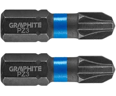 Smūginiai antgaliai GRAPHITE PZ3 25 mm (2 vnt.)