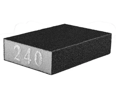 Graphite Grafito abrazyvinė kempinė 70 x 25 x 100 mm, K240