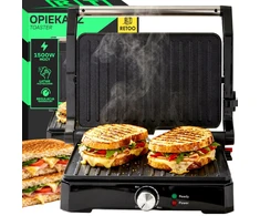 Sumuštinių keptuvas Grill Grilis Panini sumuštinių kepsninė, skrudintuvas, didelė elektrinė ištraukiama 1500 W - or1332