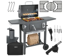 Grill Kaminer Sodo kepsninė su dangčiu 105x110x50cm Krosnelės