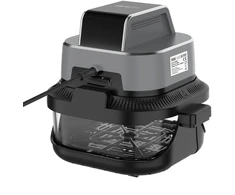 Gruzdintuvė TEESA STIKLINĖ ORO GRUZDINTUVĖ 4L, 1,5 L, 1500W neriebi gruzdintuvė