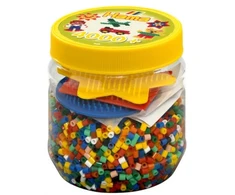 Hama Beads Hama - 4000 vnt. su 3 įvairiomis smeigtukų plokštelėmis (382052)