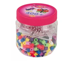 Hama Beads Hama - Maxi karoliukai 400 karoliukų + 2 smeigtukų plokštelės (388791)