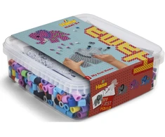 Hama Beads Hama - Maxi karoliukai ir smeigtukų plokštelė kibirėlyje - Dramblys (388753)