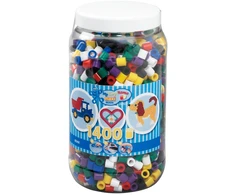 Hama Beads Hama - Maxi karoliukai - Karoliukai kibirėlyje - 1400 vnt. (8540)