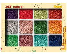 Hama Beads Hama - Midi karoliukai ir jų laikymo rinkinys, naujas 2025 m. - (382096)
