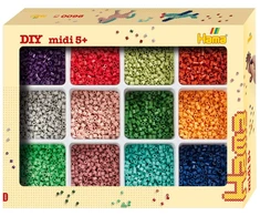 Hama Beads Hama - Midi karoliukai ir jų laikymo rinkinys, naujas 2025 m. - (382096)