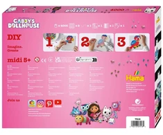 Hama Beadsgabbys Dollhouse Hama - Midi dovanų rinkinys - Gabby lėlių namelis (387918)