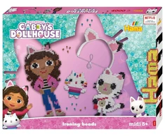 Hama Beadsgabbys Dollhouse Hama - Midi dovanų rinkinys - Gabby lėlių namelis (387918)