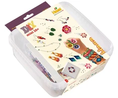 Hama - Mini karoliukai ir perforuotos lentos kibirėlyje, papuošalai (385404)