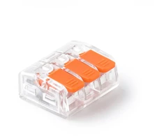 Plastrol Komplektas 5 vnt. greitųjų jungčių su svirtimis visų tipų laidams: sz-3d; 24a; 450v; lankstusis laidas 0,2–1,5 mm², standusis laidas 0,2–2,5 mm²
