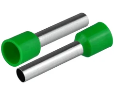 HAND Końcówka tulejkowa izolowana do przewodów 1x6mm2; dł tulejki 26mm žalia 20 vnt.