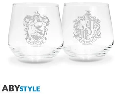 Harry Potter HARIS POTERIS - 2 stiklinių rinkinys Ravenclaw ir Hufflepuff EUROPA x2