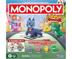 Hasbro žaidimų konsolė „Monopoly Junior 2 in 1 Refresh DK/NO“ (G1856189)