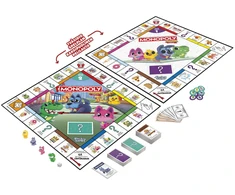 Hasbro žaidimų konsolė „Monopoly Junior 2 in 1 Refresh DK/NO“ (G1856189)