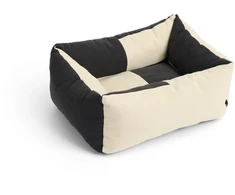 HAY - Šuns guolis su užtrauktuku X-Small - P43 x I52 x A21 cm - Juoda ir balta