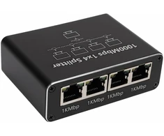 HD43B tinklo skirstytuvas 1x4 rj45