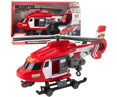 Lean Toys Gelbėjimo sraigtasparnis su šviesomis ir garsais 1:16