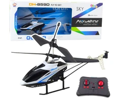 Lean Toys Nuotoliniu būdu valdomas sraigtasparnis Aviator LED 360°