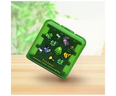 HORI - 24 žaidimų kortų dėklas - „Pokémon Pixel Žalias“ - „Nintendo Switch 2“