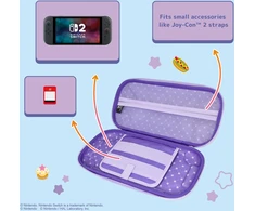 HORI - Vault Case for Nintendo Switch 2 (Kirby and Waddle Dee) - Violetinė
