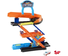 „Hot Wheels“ – miestą transformuojantis kaskadininkų garažas (JHL94)