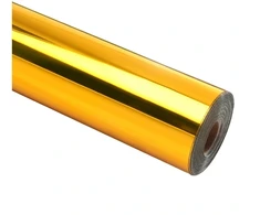 Spausdintuvas HTVRONT Chrome Metallic Self-Adhesive Film, 30.5 cm x 90 cm (auksinis)