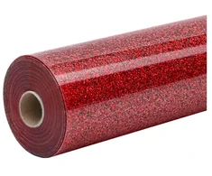 Spausdintuvas HTVRONT Glitter Heat Transfer Film, 30.5 cm x 90 cm (red)