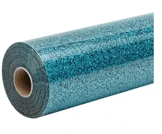 Spausdintuvas HTVRONT Glitter Heat Transfer Film, 30.5 cm x 90 cm (mėlynas)