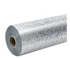 Spausdintuvas HTVRONT Glitter Heat Transfer Film, 30.5 cm x 90 cm (sidabrinis)