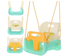 Kruzzel 3-in-1 Kreminis and Turquoise Children's Swing