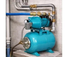 Hydrofor Hidroforas vandeniui, hidroforo siurblio bakas 50 l, 750 W, komplektas, efektyvus ir stiprus