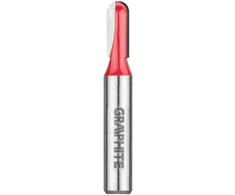 Frezavimo antgalis GRAPHITE 56H212: U formos griovelis, ilgas, HM, 6,35 x 15,5 mm, kotas 8 mm