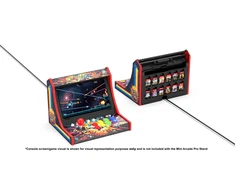 „iMP Tech“ – „Mini Arcade Pro Retro“ žaidimų spintelė, skirta „Switch 2“, „Switch“ ir OLED ekranams – juoda/raudona