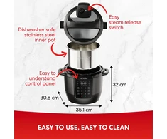 Instant Pot Daugiafunkcinis puodas Classic EU, 5,7L, juoda - 112-2000-01-EU