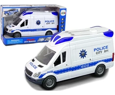 Lean Toys Policijos Radijo Automobilis su Šviesos ir Garso Efektais