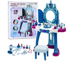 Lean Toys Interaktyvus tualetinis staliukas su veidrodžiu ir priedais 81x58x28 cm