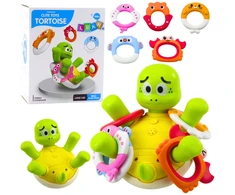 Lean Toys Interaktyvus vėžliuko vonios žaislas su fontanu