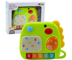Lean Toys INTERAKTYVUS PIANINAS ŽALIAS DINOZAURAS