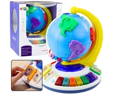 Lean Toys Interaktyvus muzikinis edukacinis gaublys vaikams