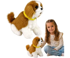 Lean Toys Interaktyvus žaislinis šuo, 19 cm