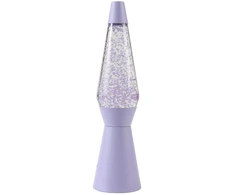 iTotal - Kosminio laivo blizgučių lempa - Pastelinė violetinė - 40 cm