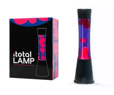 iTotal - Lavos lempa - Juodas pagrindas, violetinis skystis ir rausvas vaškas - 40 cm (XL2347)